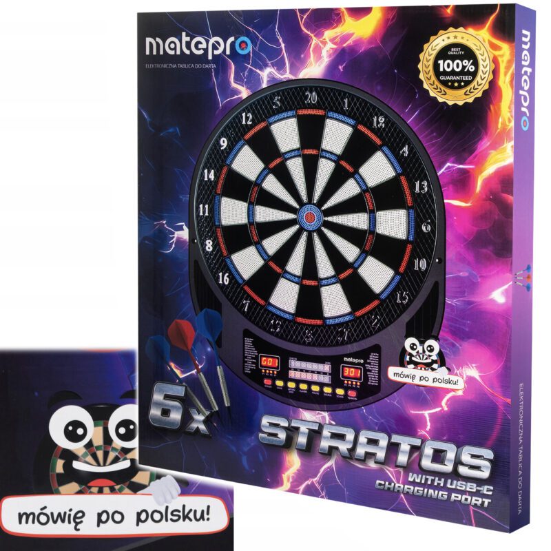 TARCZA ELEKTRONICZNA MATEPRO STRATOS NA BATERIE I ZASILACZ - obrazek 7