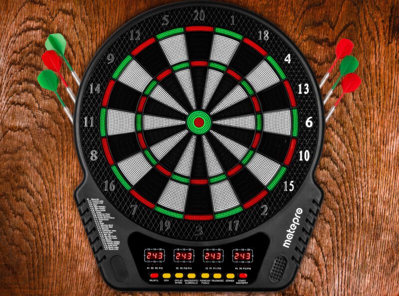 Tablica Elektroniczna Dart Matepro Classic Pro – Język Polski Zielona - obrazek 3